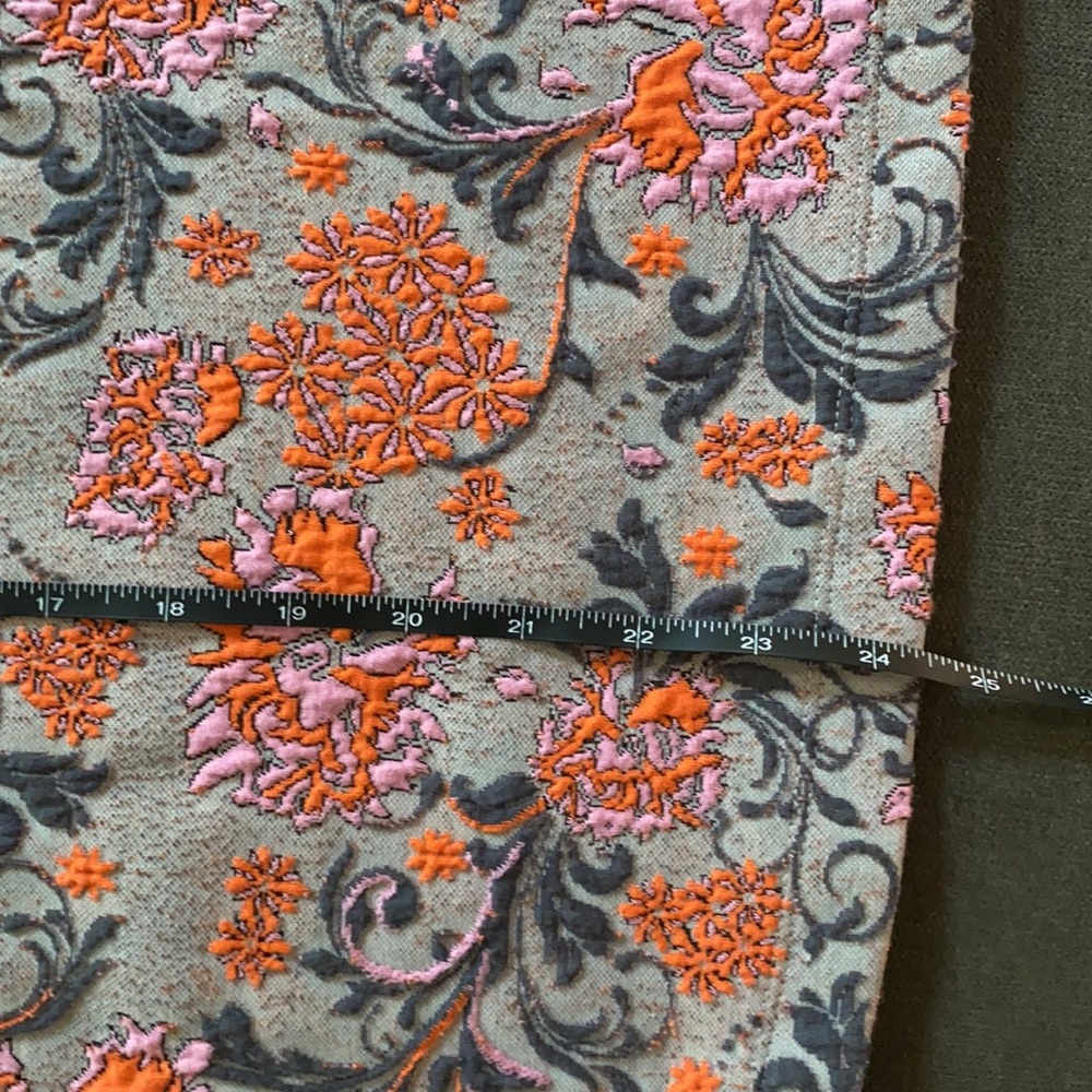 Anthropologie Orange and Blue Floral Tank Top - Picture 13 of 15